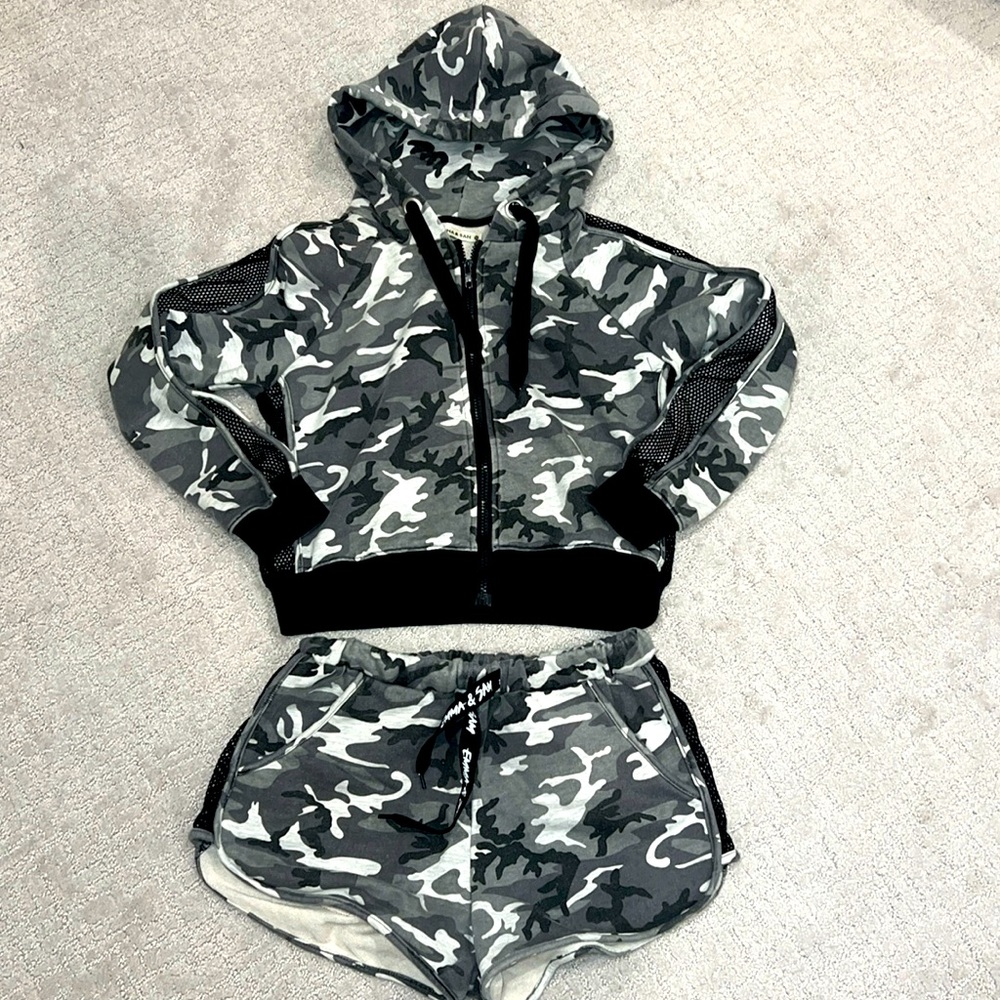 Emma and Sam Camo Short Set